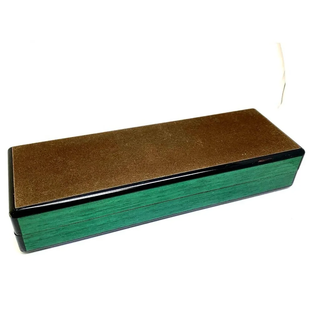 Breguet Watch Box Presentation Green Lacquered Wooden Display Empty Rare